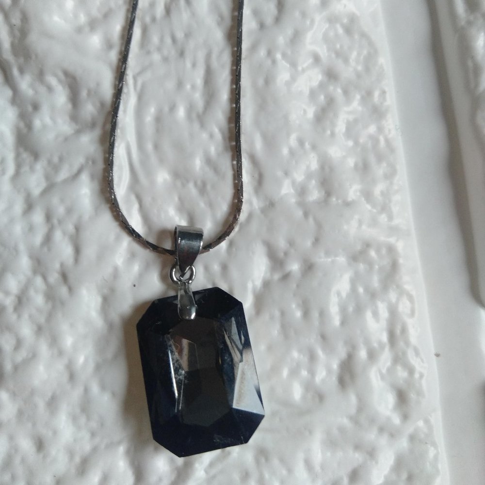 NWT Bridal Necklace, Black Diamond Necklace